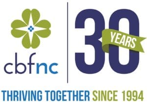 CBFNC 30 Year Logo tagline-HORIZ